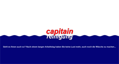 Desktop Screenshot of capitain-reinigung.de