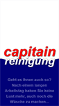 Mobile Screenshot of capitain-reinigung.de